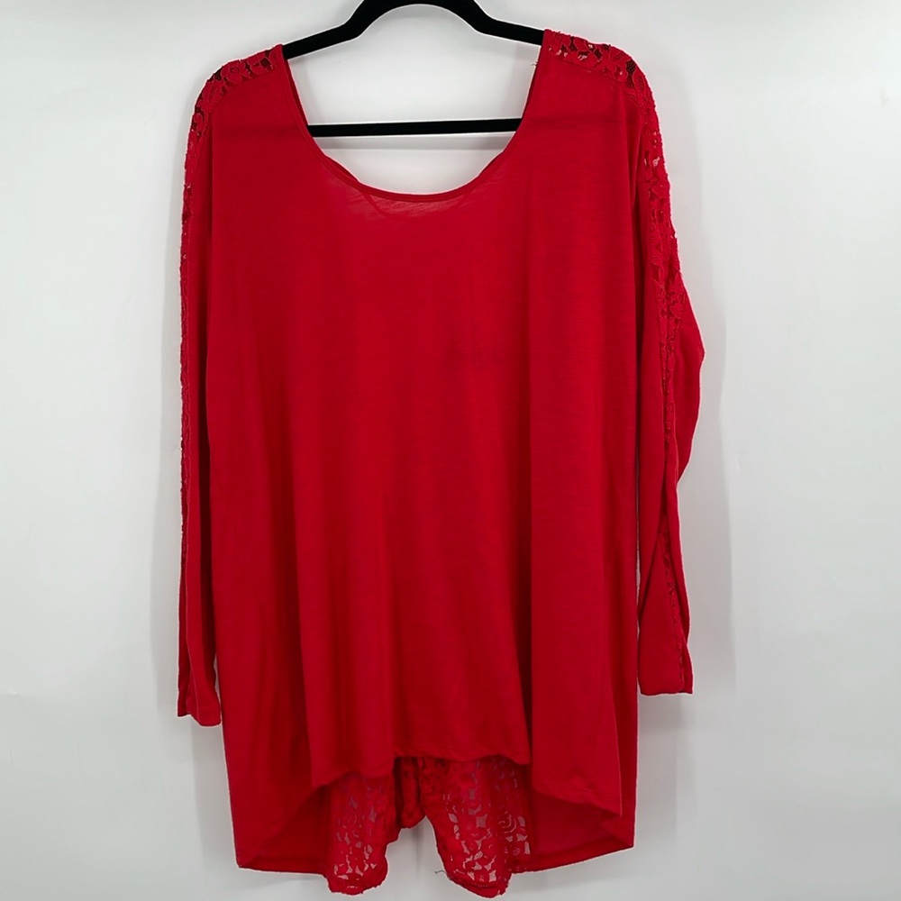 Torrid Red Knit Top - Picture 1 of 9
